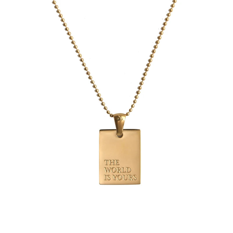 The World Is Yours Necklace