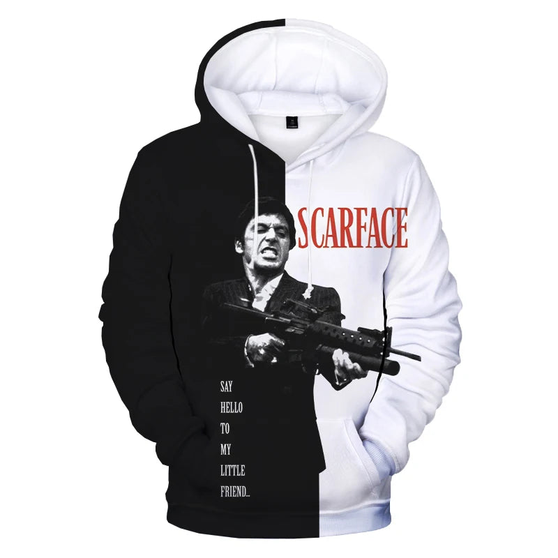 Scarface 3D Printed Hoodie