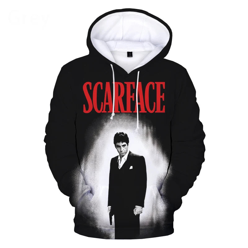 Scarface 3D Printed Hoodie