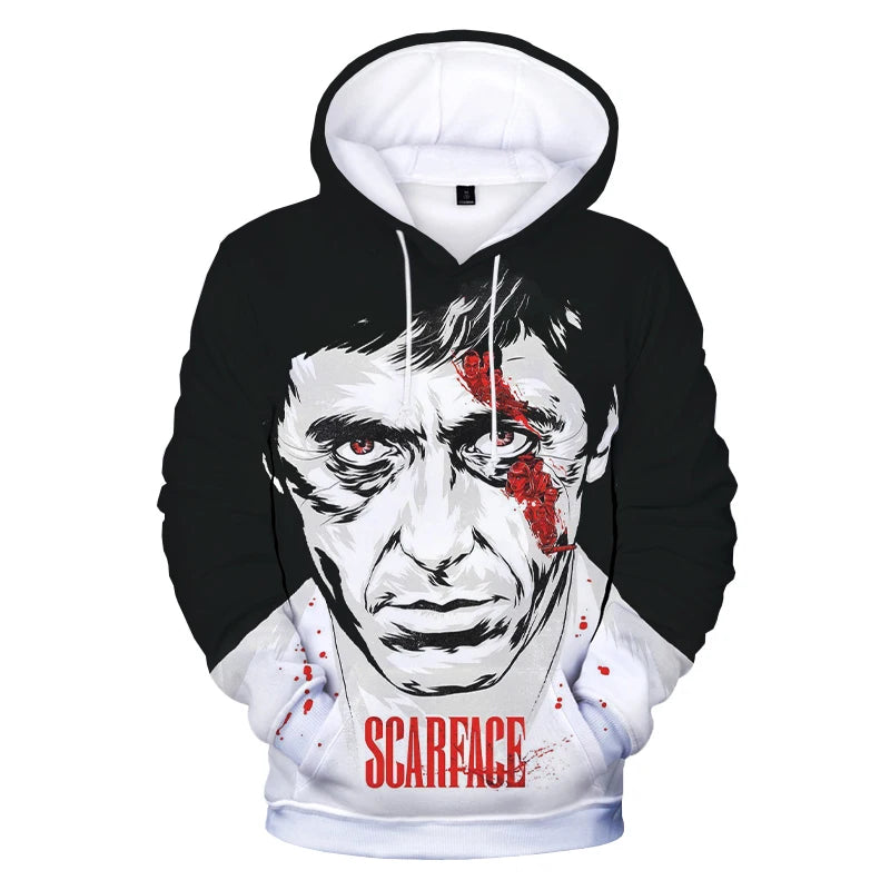 Scarface 3D Printed Hoodie